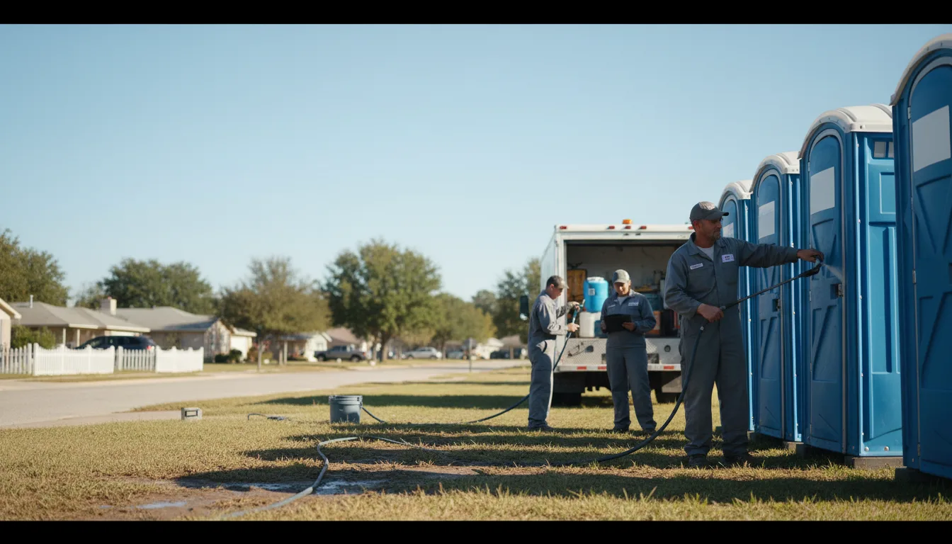Long-Term Portable Toilet Rental in Sterling, KS near me